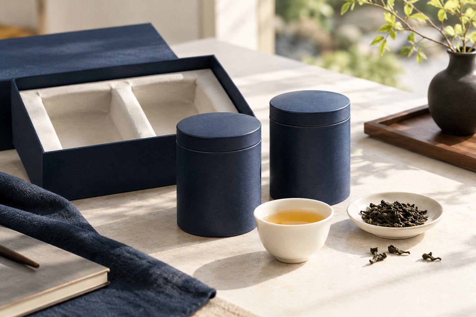 双茶罐礼盒如何分区配图3